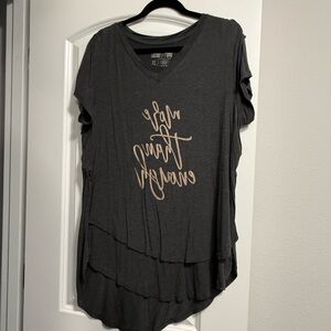 Latched Mama Mirror Charcoal Graphic Tee